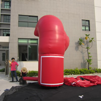 Red Shape Advertising Inflatable GloveGC124