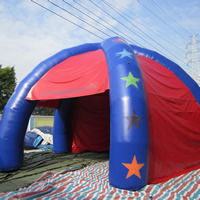Circular inflatable advertising tentGN076