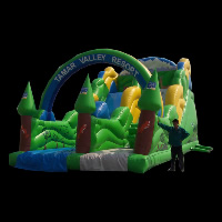 Green Inflatable SlideGI129