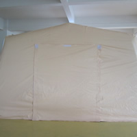 Milk white military inflatable tentGN075