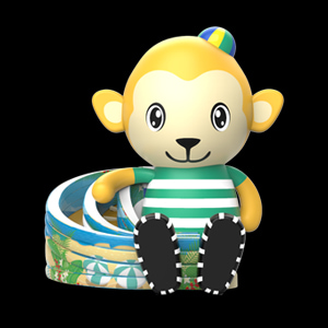 Monkey Inflatable SlideYGS-01